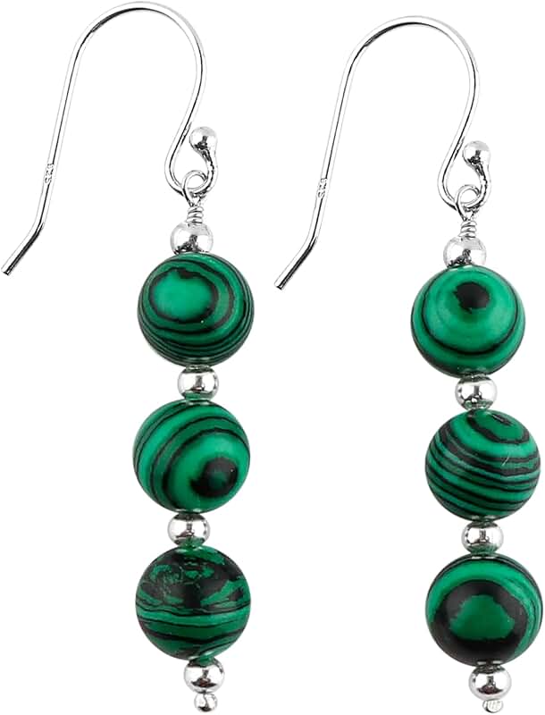 Beaded Earrings with Crystals and Gemstones