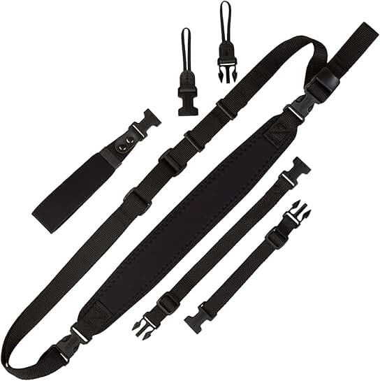 Adjustable Neoprene Camera Strap with Quick Release