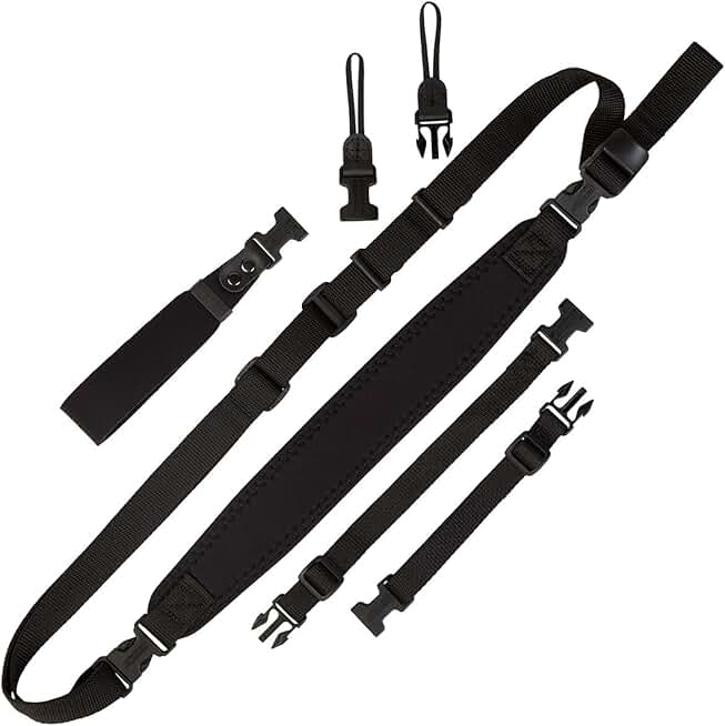 Adjustable Neoprene Camera Strap with Quick Release