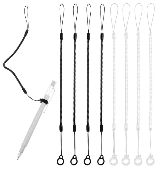 8-Piece Pen Leash Set for Clipboard and Phone