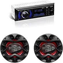 Bluetooth Car Radio with 2 Speakers