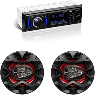 Bluetooth Car Radio with 2 Speakers