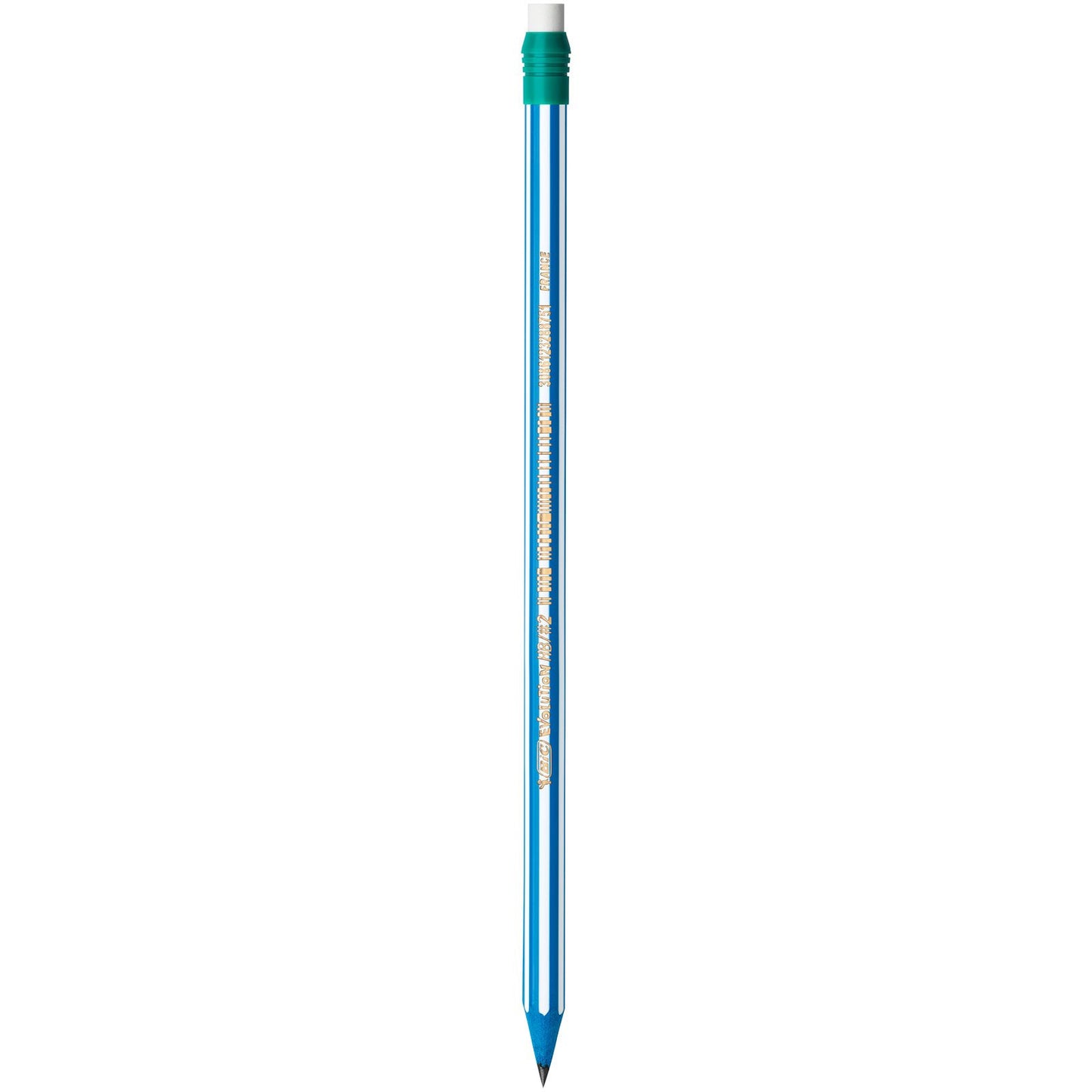 Pack of 12 HB Pencils with Erasers in Assorted Colors