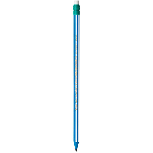 Pack of 12 HB Pencils with Erasers in Assorted Colors