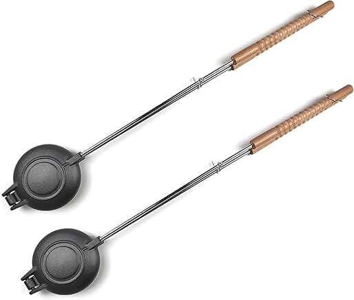 Cast Iron Sandwich and Pie Grill Set of 2