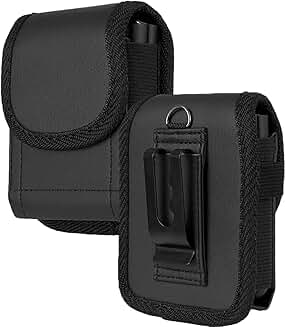 Vegan Leather Flip Phone Pouch for RAZR+ and Z Flip Models