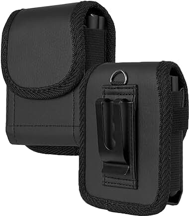 Vegan Leather Flip Phone Pouch for RAZR+ and Z Flip Models
