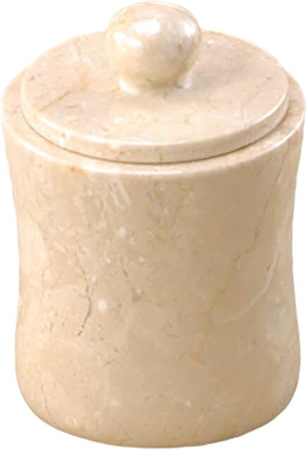 Handcrafted Java Marble Storage Jar for Small Items