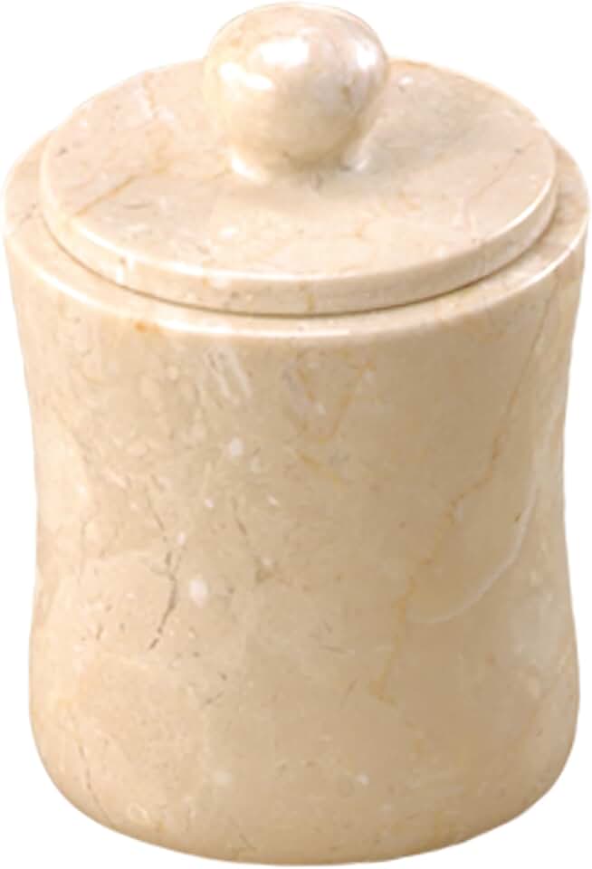Handcrafted Java Marble Storage Jar for Small Items