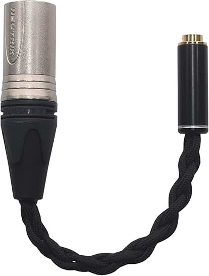 HiFi 4-pin XLR Male to 4.4mm TRS Female Balanced Cable