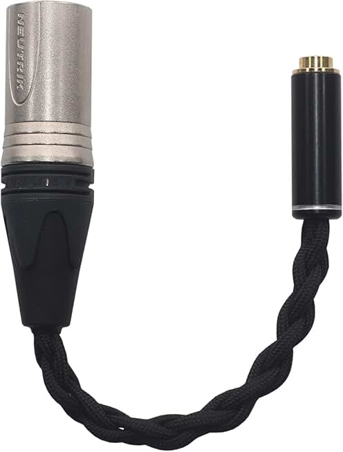 HiFi 4-pin XLR Male to 4.4mm TRS Female Balanced Cable