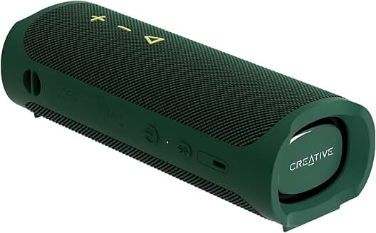 Portable waterproof Bluetooth speaker with 18-hour battery