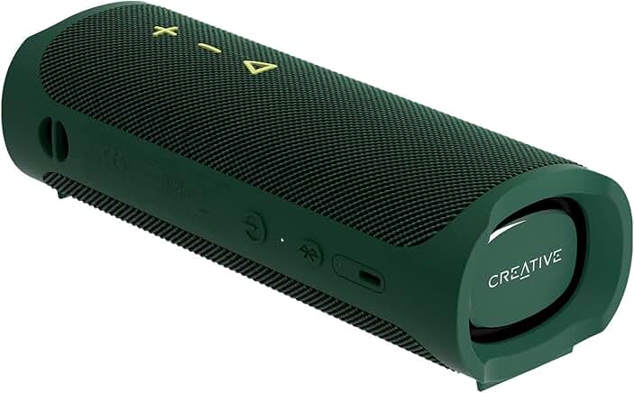 Portable waterproof Bluetooth speaker with 18-hour battery