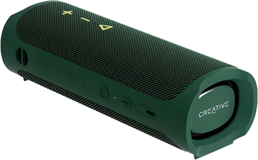 Portable waterproof Bluetooth speaker with 18-hour battery