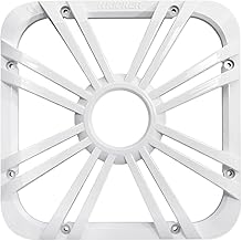 White 10-inch Square Subwoofer Grille