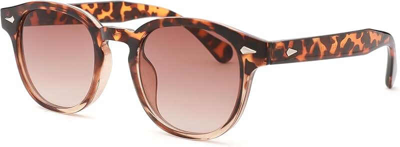 Vintage round sunglasses for women and men