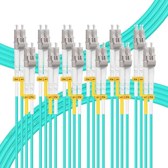 4M LC to LC OM4 Multimode Fiber Patch Cable 6-Pack