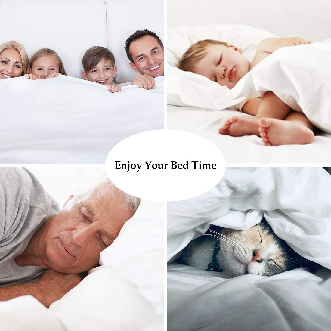 5-Piece Duvet Cover Set, 600TC 100% Zipper Closure and Corner Ties) Twin/Twin XL, Grey Solid