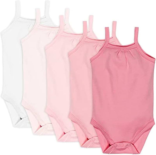 Organic Cotton Sleeveless and Cami Baby Bodysuits
