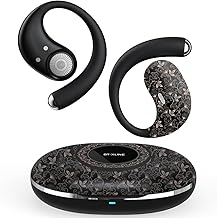 Wireless open ear headphones with noise canceling and 36-hour battery