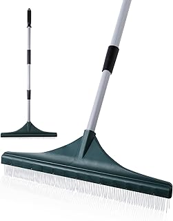 Telescopic Grass and Leaf Rake for Yard Cleaning