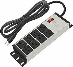 Heavy Duty Power Strip with 8 Outlets and 6 ft Cord