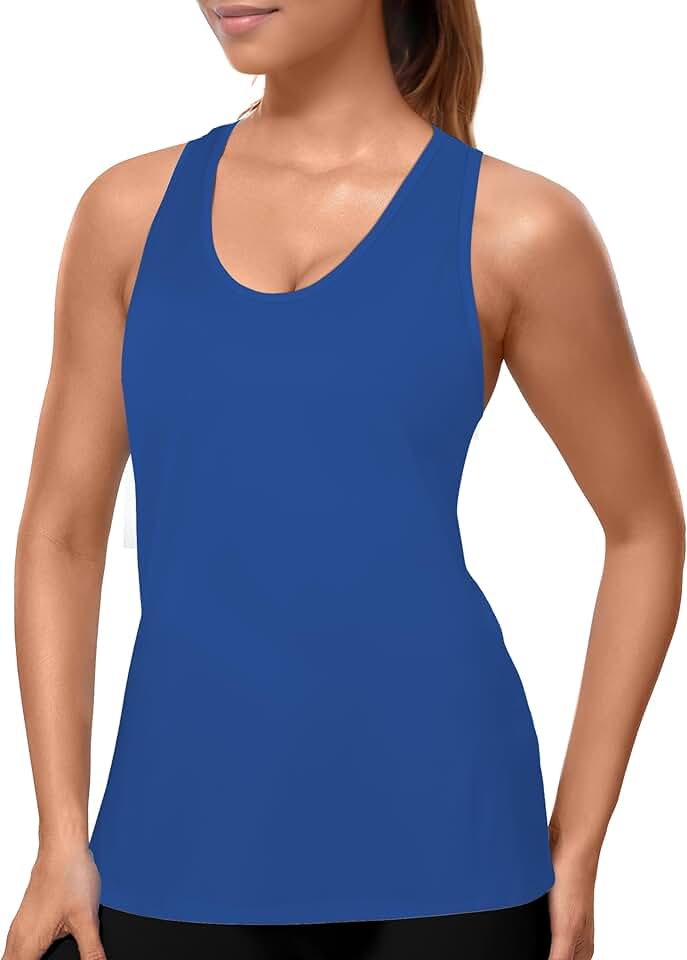 Women's Long Athletic Racerback Tank Top