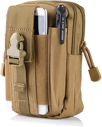 Tactical Waist Belt Bag for Outdoor EDC and Phone Storage