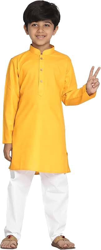 Kids Boys Traditional Kurta Pyjama for Parties and Weddings