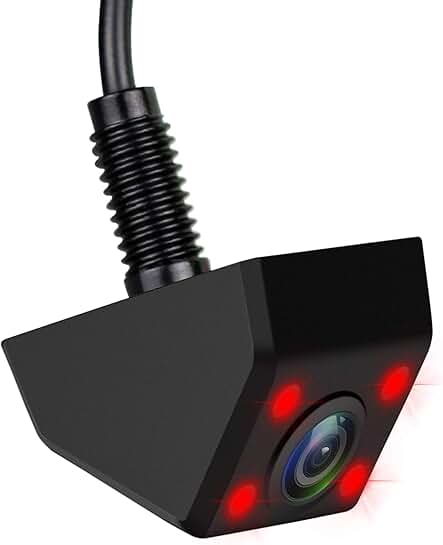 Rear View Camera with Night Vision and Waterproof Design
