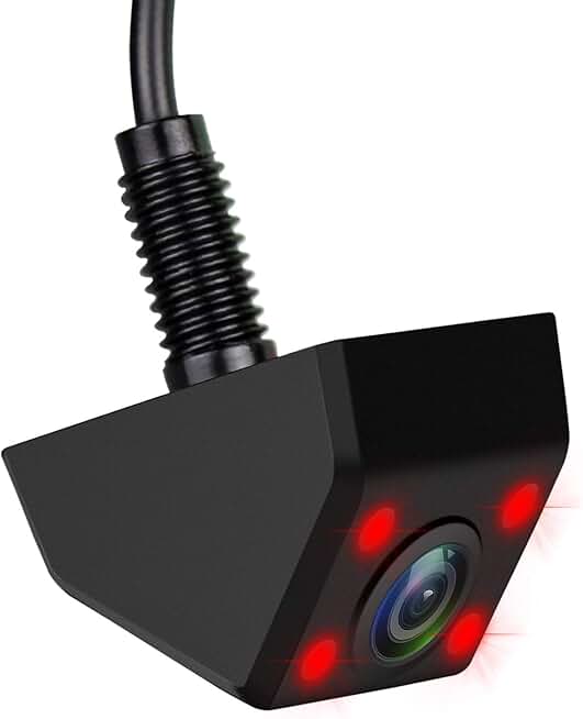 Rear View Camera with Night Vision and Waterproof Design