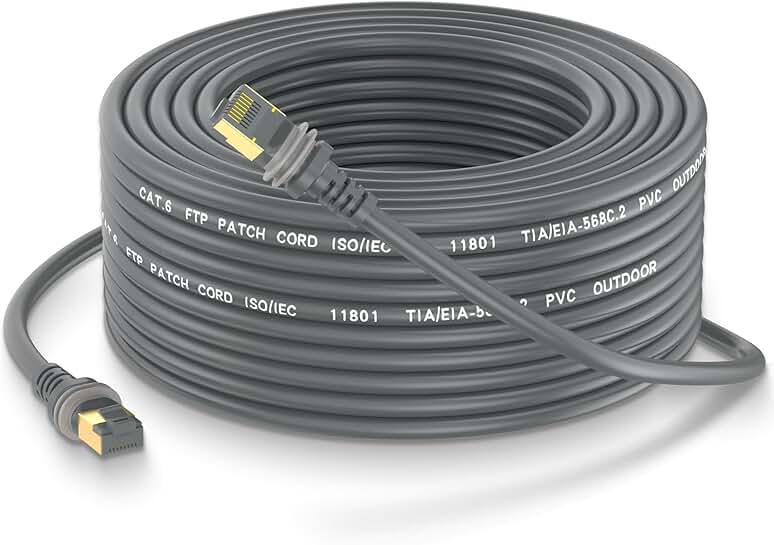 200 Feet Waterproof Satellite Cable for Starlink