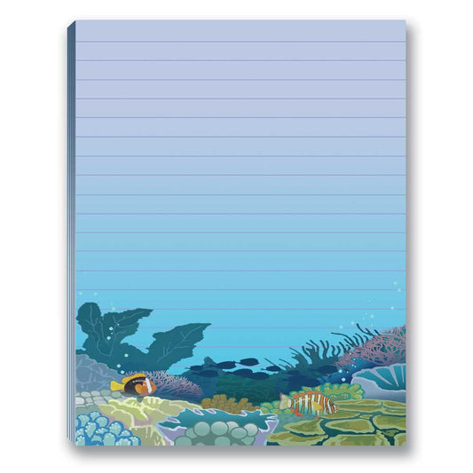 Set of four beach-themed notepads made in the USA