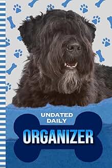 Daily Organizer with Blue Paw Print Cover