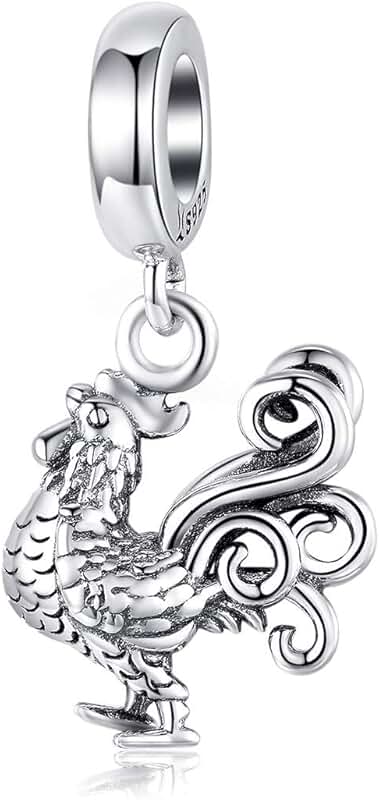Sterling Silver Charm Bracelet and Necklace Set