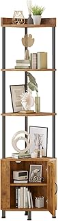 5-Tier Corner Storage Cabinet for Small Spaces