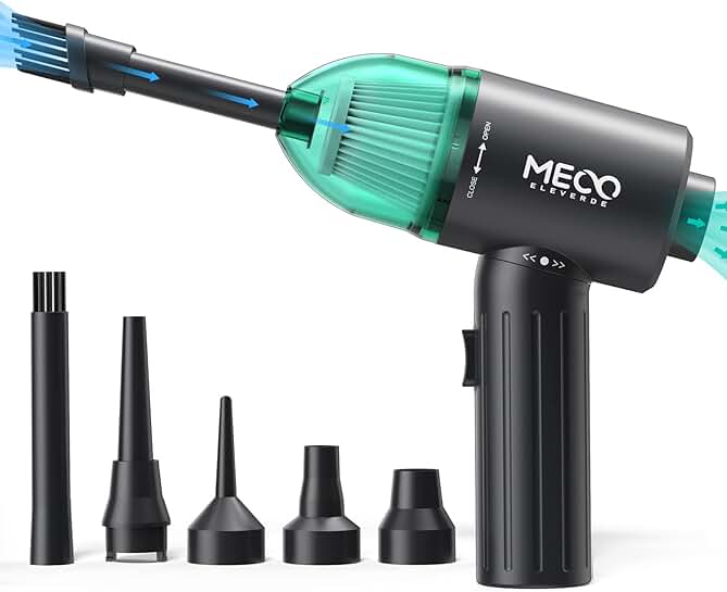 4-in-1 Electric Air Duster and Vacuum with 3 Gears