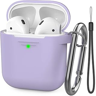 Lavender Silicone Case for AirPods 1 and 2