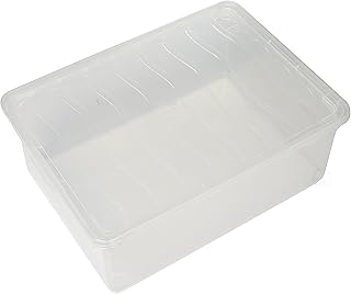 Set of 6 Basicwise Plastic Shoe Storage Boxes