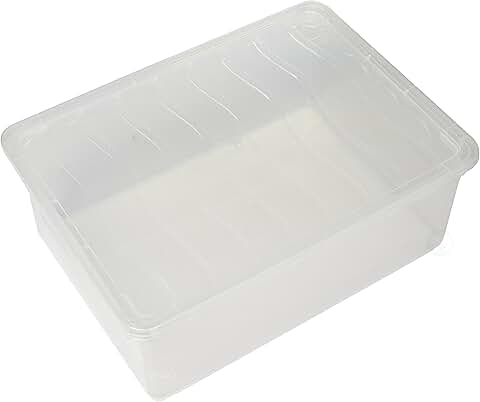 Set of 6 Basicwise Plastic Shoe Storage Boxes