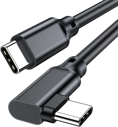 Short USB C to USB C Cable, 0.5FT, 20Gbps, 4K Video, 240W PD