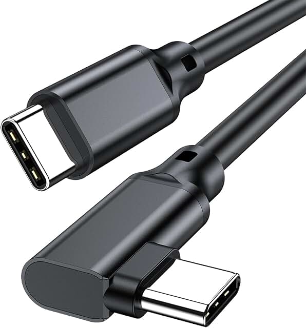 Short USB C to USB C Cable, 0.5FT, 20Gbps, 4K Video, 240W PD