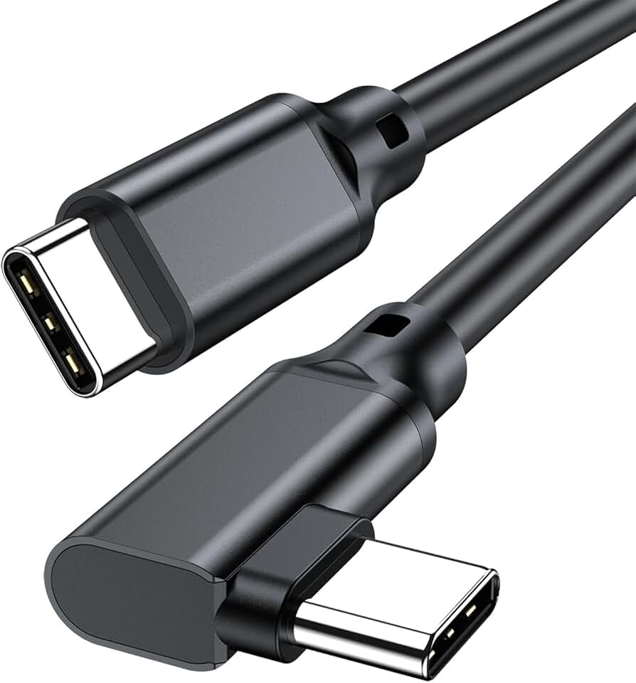 Short USB C to USB C Cable, 0.5FT, 20Gbps, 4K Video, 240W PD