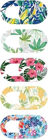Flower Webcam Covers for Privacy, 5 Pack