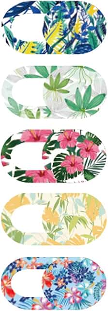 Flower Webcam Covers for Privacy, 5 Pack