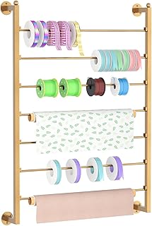 7-Tier Wall-Mounted Ribbon and Accessory Organizer