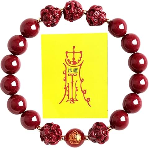 Triple Protection Red Cinnabar Zodiac Bracelet for Women