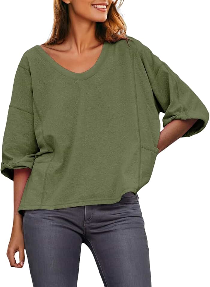 Casual Women's Summer Short Sleeve Crewneck Tops