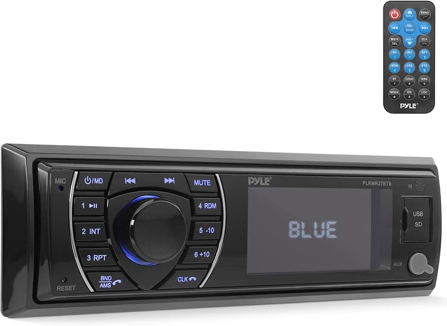Marine Stereo Receiver with Bluetooth and USB