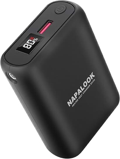 Large Capacity 20000mAh Heated Vest Power Bank